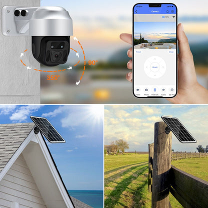 Solar Powered Wireless WiFi Surveillance Camera - Tech Tready
