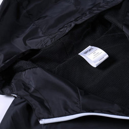 Spring Summer Mens Fashion Outerwear Windbreaker Men' S Thin Jackets Hooded Casual Sporting Coat Big Size - Tech Tready