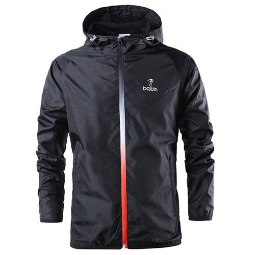Spring Summer Mens Fashion Outerwear Windbreaker Men' S Thin Jackets Hooded Casual Sporting Coat Big Size - Tech Tready
