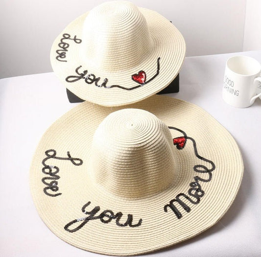 Straw cowboy hats for mother daughter - FashionTech