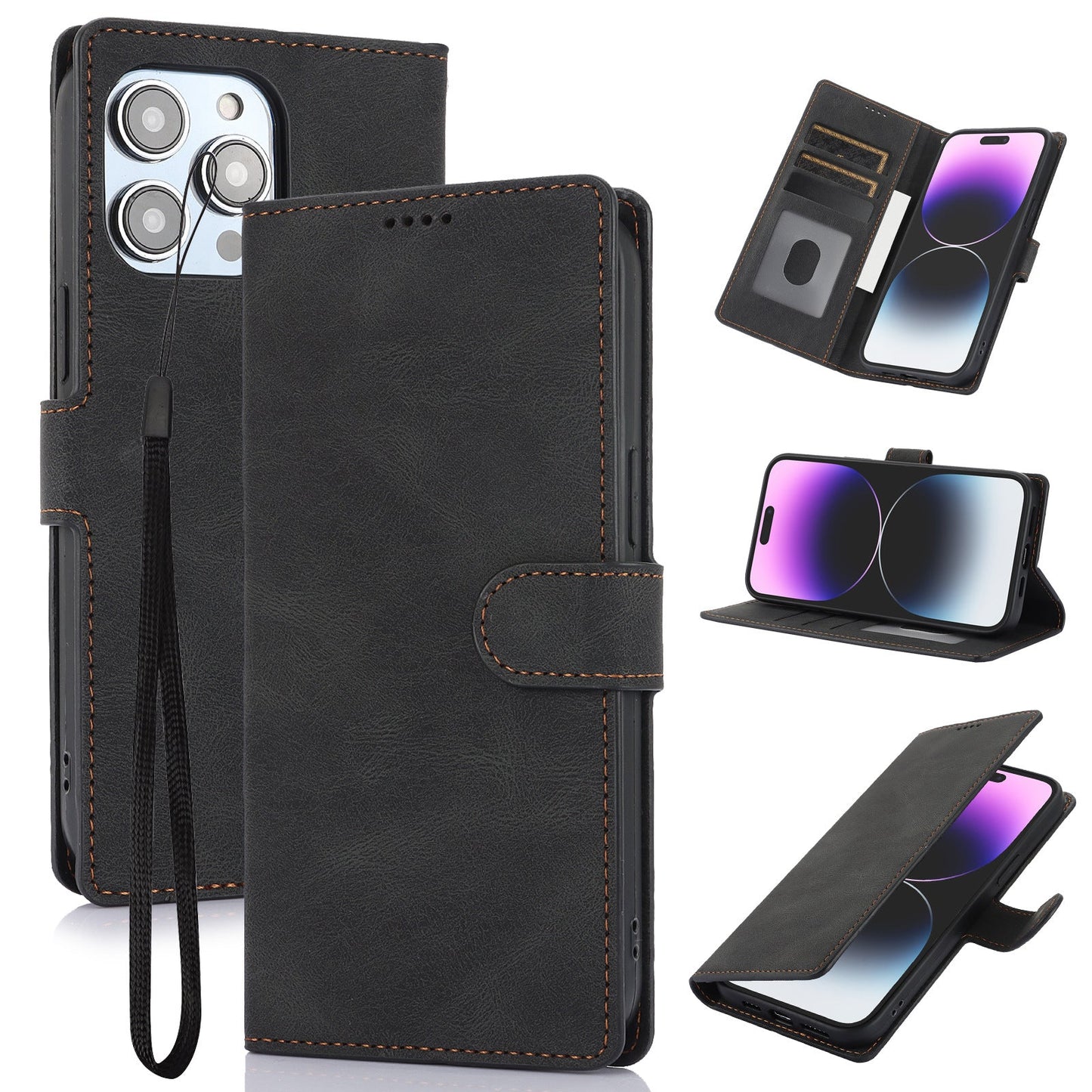 Suitable for Apple phone case FE wallet style anti drop phone leather case cover - FashionTech