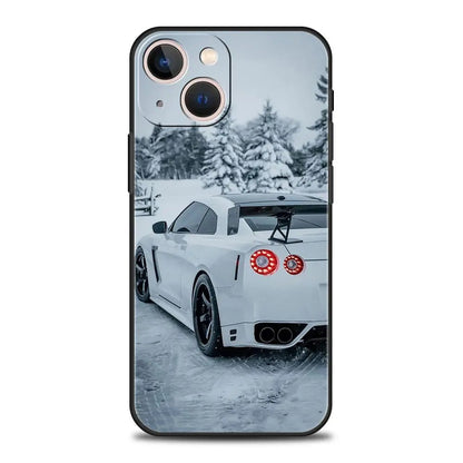 Suitable for iPhone 15 Japanese blue red JDM sports car phone case - FashionTech