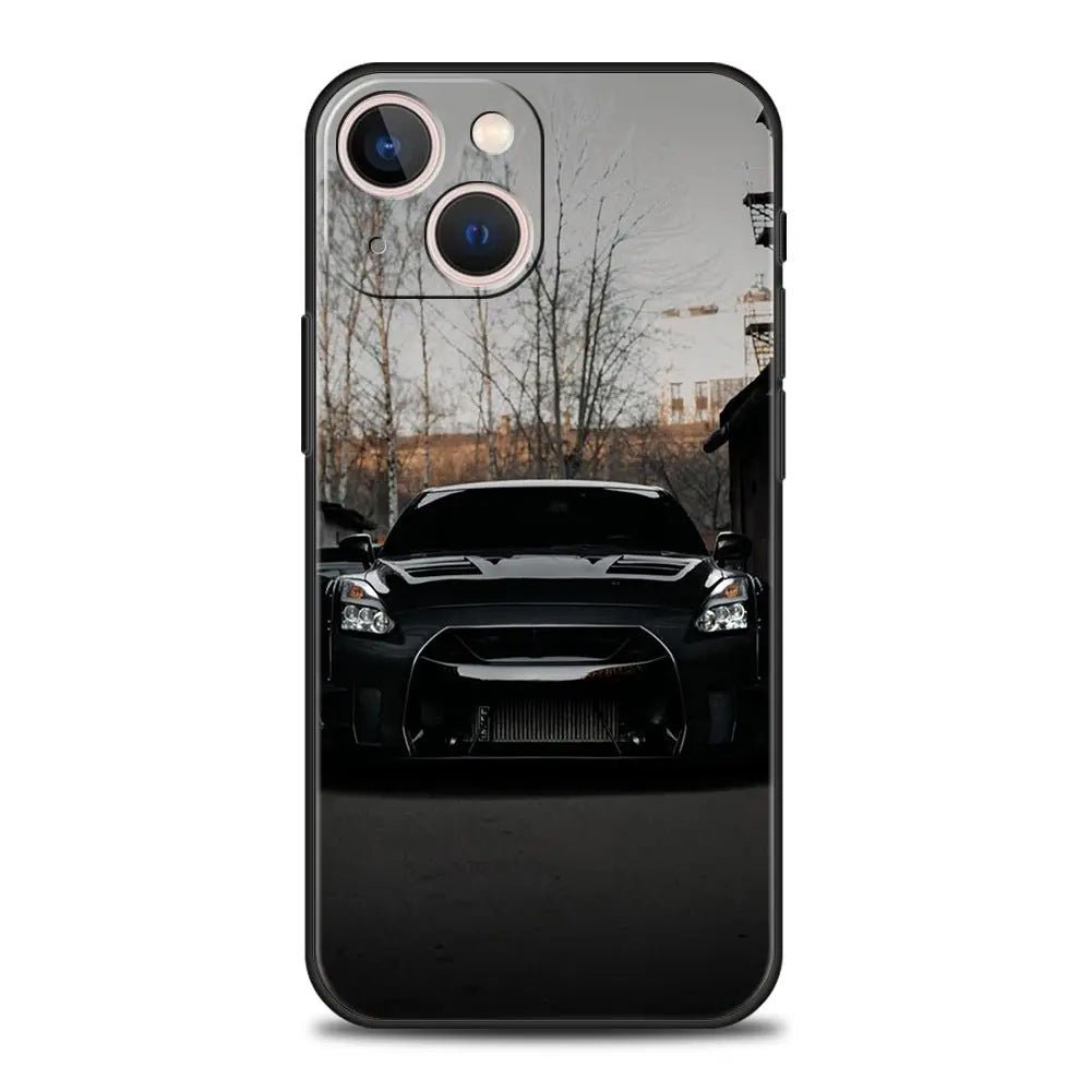 Suitable for iPhone 15 Japanese blue red JDM sports car phone case - FashionTech