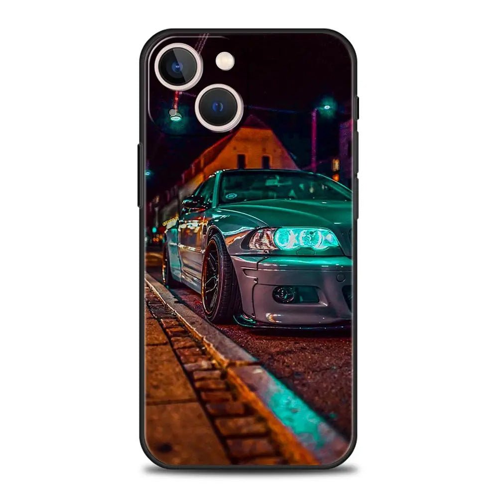Suitable for iPhone 15 Japanese blue red JDM sports car phone case - FashionTech