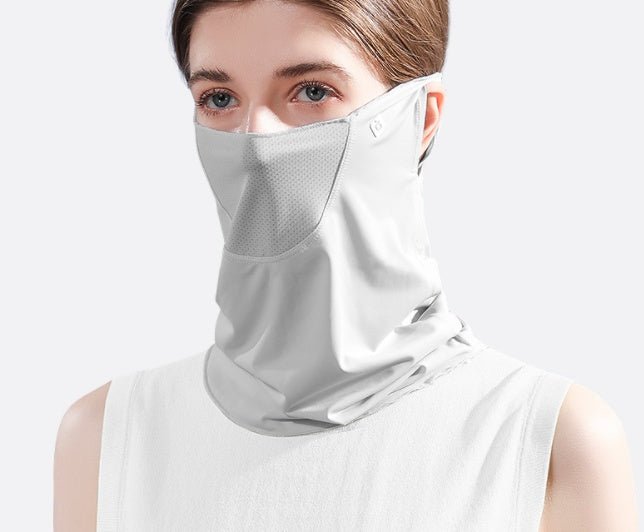 Summer Face Cover Face Scarf Balaclava UV Protction Earloop Neck Gaiter Breathable Outdoor Sports Women - Tech Tready