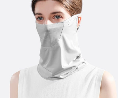 Summer Face Cover Face Scarf Balaclava UV Protction Earloop Neck Gaiter Breathable Outdoor Sports Women - Tech Tready