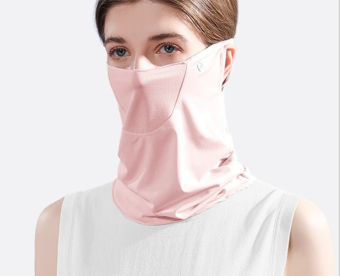 Summer Face Cover Face Scarf Balaclava UV Protction Earloop Neck Gaiter Breathable Outdoor Sports Women - Tech Tready