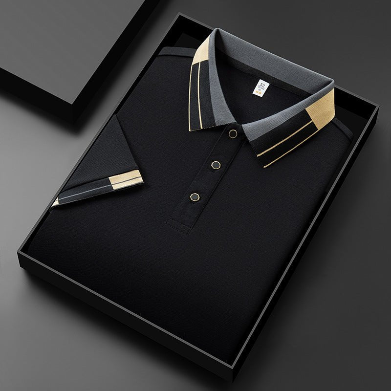 Summer new fashionable casual trend simple lapel t-shirt for men - FashionTech