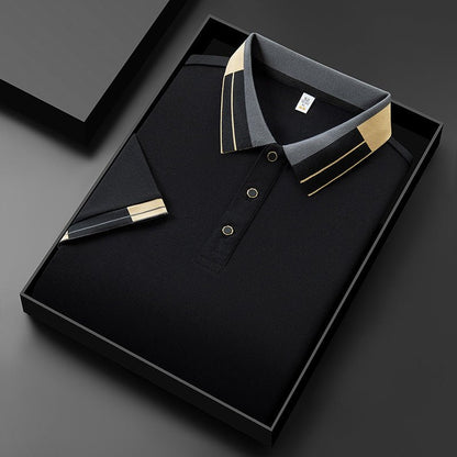 Summer new fashionable casual trend simple lapel t-shirt for men - FashionTech