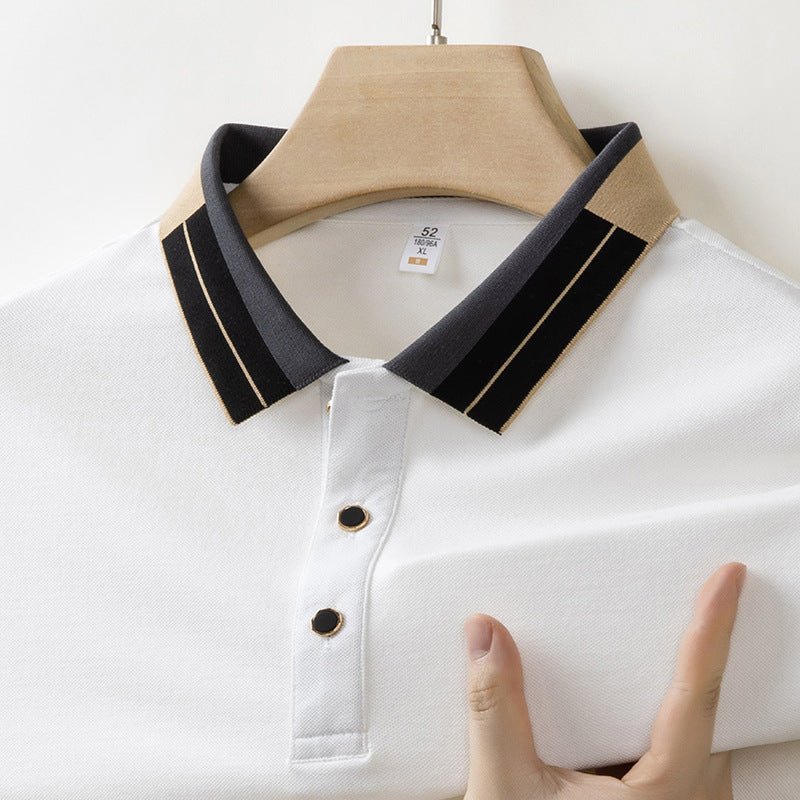 Summer new fashionable casual trend simple lapel t-shirt for men - FashionTech