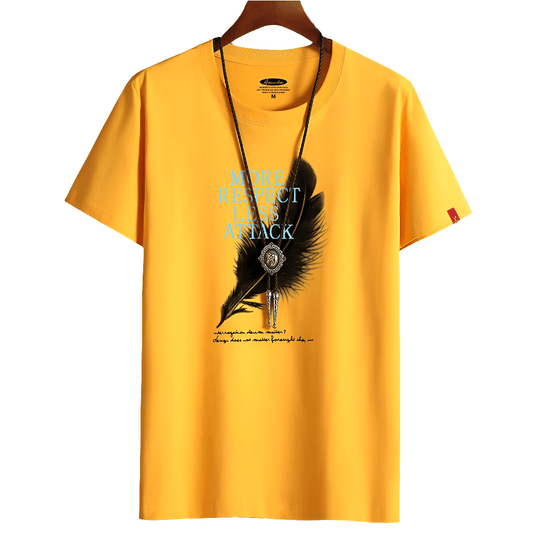 T Shirt White Oversized Summer for Men Clothing Graphic Vintage - FashionTech