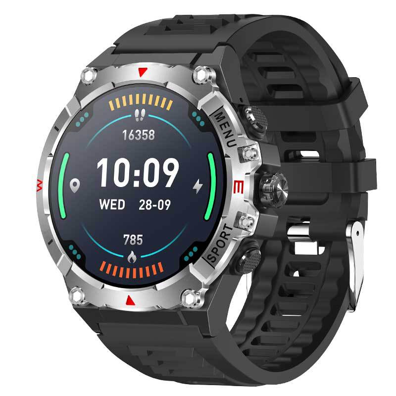 TG02 Outdoor Smart Watch GPS Positioning Altitude Pressure Compass Heart Rate Bluetooth Call Sports Watch - FashionTech
