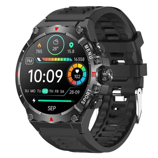 TG02 Outdoor Smart Watch GPS Positioning Altitude Pressure Compass Heart Rate Bluetooth Call Sports Watch - FashionTech
