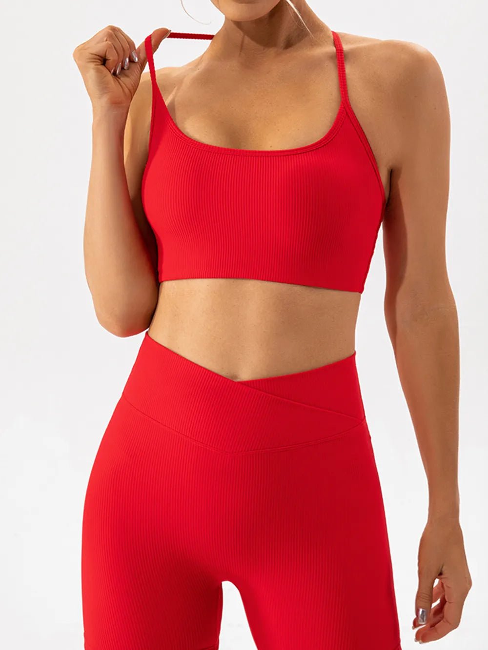Tight fitting quick drying yoga clothes for training running beautiful back sports underwear for women - FashionTech