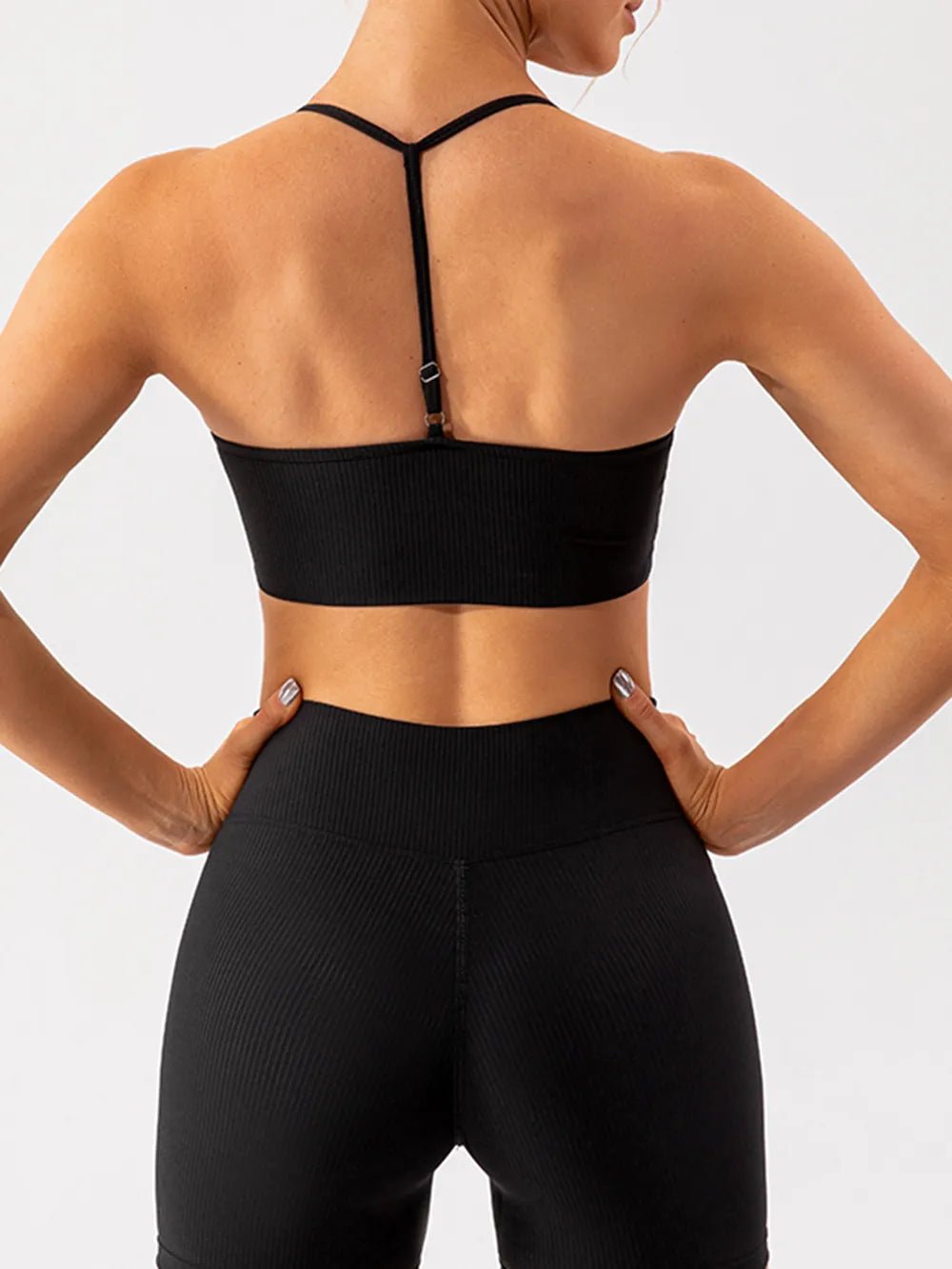 Tight fitting quick drying yoga clothes for training running beautiful back sports underwear for women - FashionTech