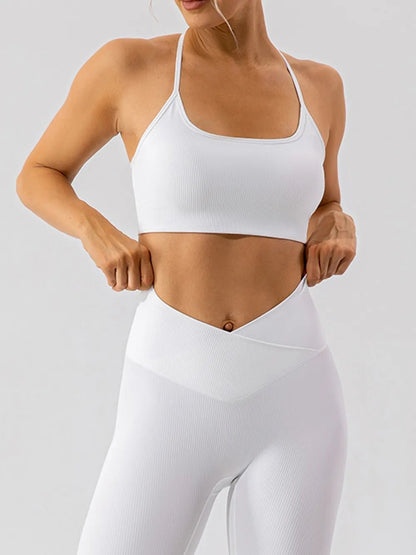 Tight fitting quick drying yoga clothes for training running beautiful back sports underwear for women - FashionTech