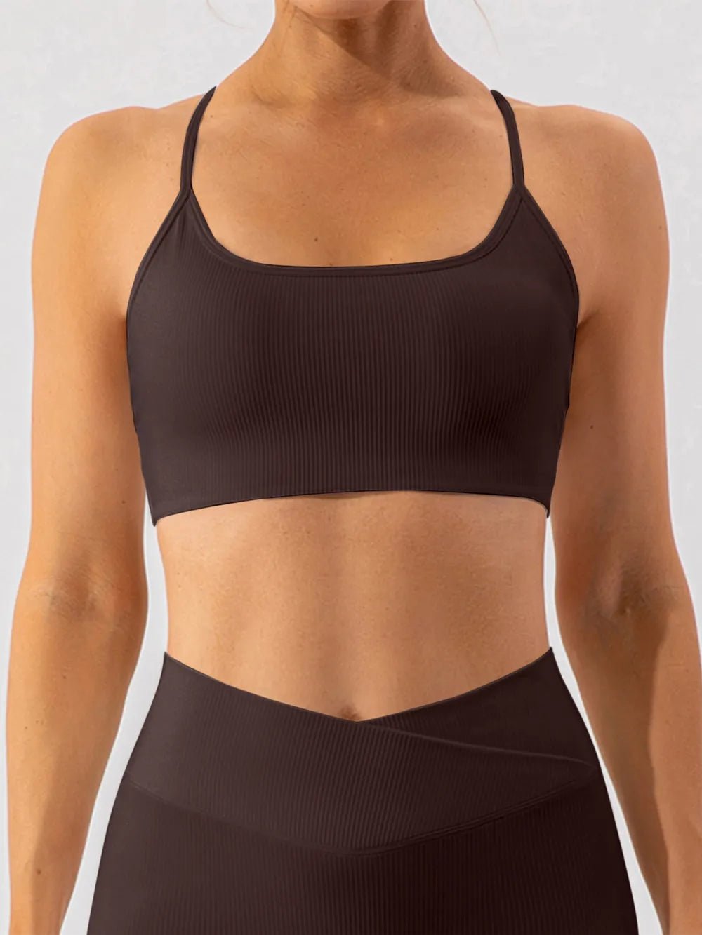 Tight fitting quick drying yoga clothes for training running beautiful back sports underwear for women - FashionTech