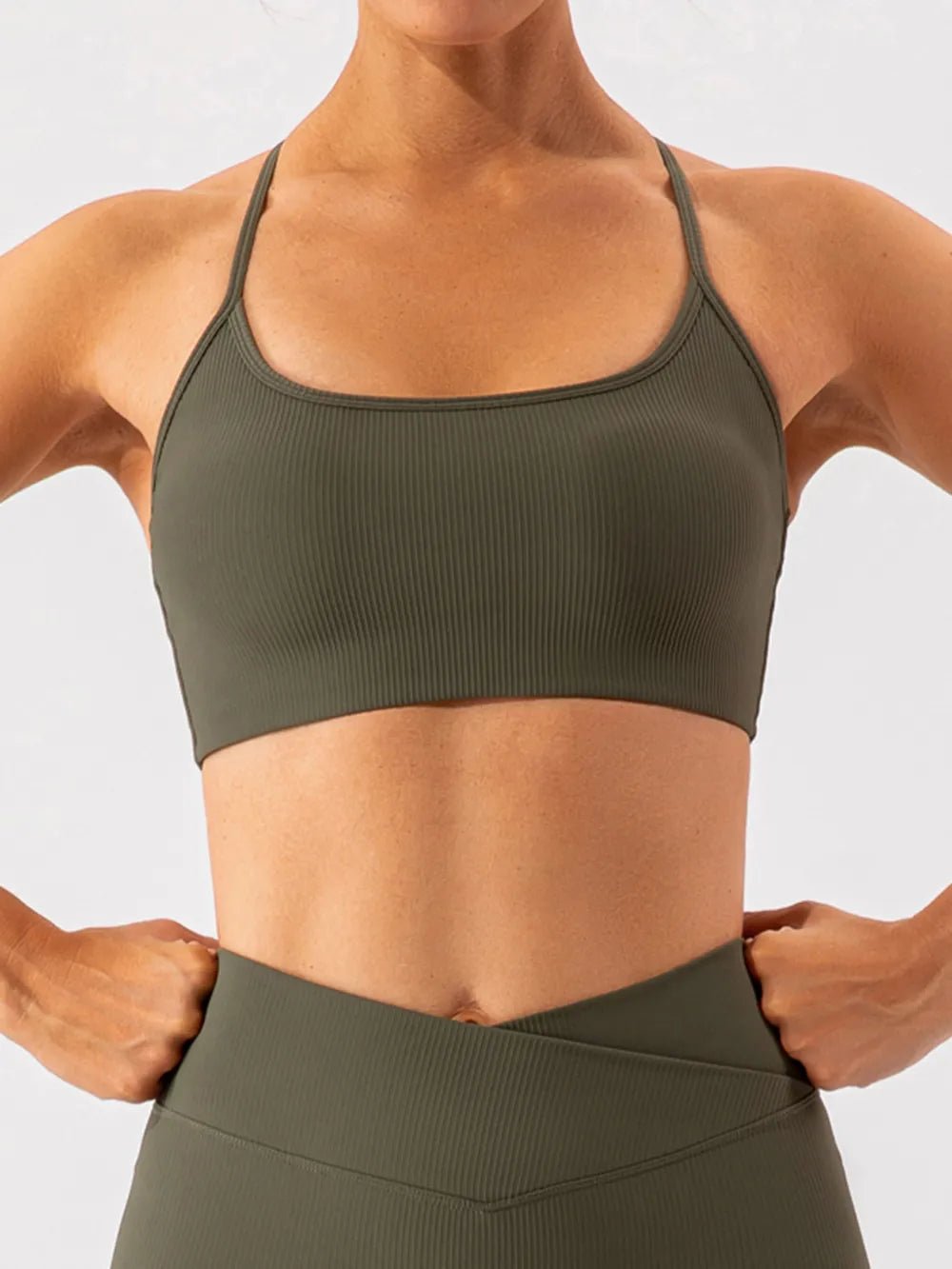 Tight fitting quick drying yoga clothes for training running beautiful back sports underwear for women - FashionTech