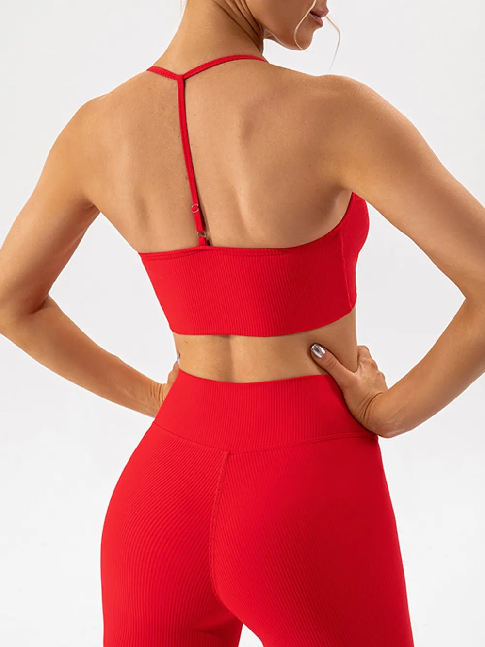 Tight fitting quick drying yoga clothes for training running beautiful back sports underwear for women - FashionTech