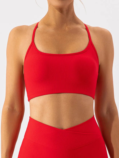 Tight fitting quick drying yoga clothes for training running beautiful back sports underwear for women - FashionTech