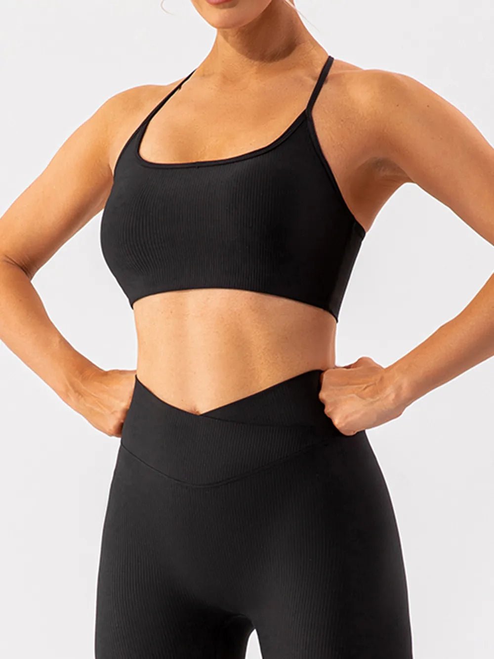 Tight fitting quick drying yoga clothes for training running beautiful back sports underwear for women - FashionTech