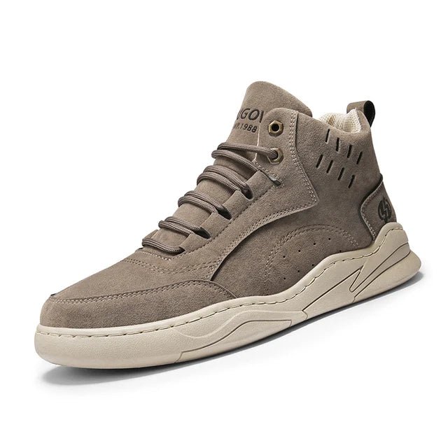 Tooling Boots Fashion Casual Sport Mans Shoe Students Four Seasons High Top Round Toe Wear - resistant Outdoor Desert Driving Boot - Tech Tready