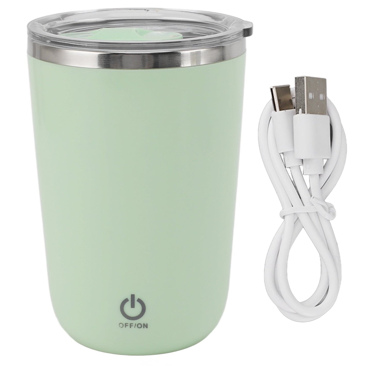 USB Electric Mixing Cup 350ml Leak Proof Automatic Stirring Cup Self Stirring Coffee Mug Pink - Tech Tready