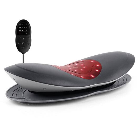 Waist Massager Lumbar Traction Inflatable Hot Compress Back Cervical Stretcher Massage Air Pressure Reduce Relief Pain - Tech Tready