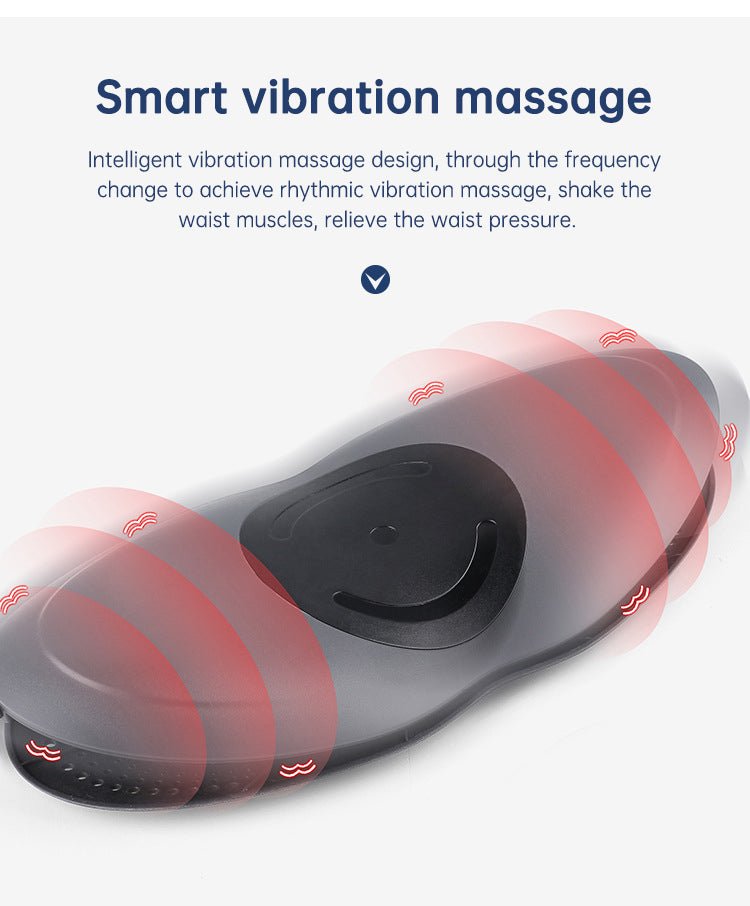 Waist Massager Lumbar Traction Inflatable Hot Compress Back Cervical Stretcher Massage Air Pressure Reduce Relief Pain - Tech Tready
