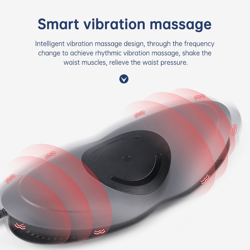 Waist Massager Lumbar Traction Inflatable Hot Compress Back Cervical Stretcher Massage Air Pressure Reduce Relief Pain - Tech Tready