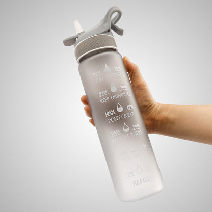 Water Bottle Scrub Bounce Cover Straw Space Cup Sports Water Bottle - Tech Tready