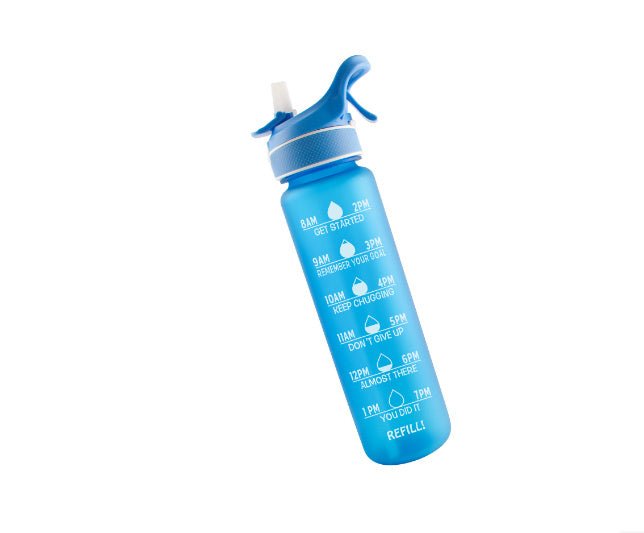Water Bottle Scrub Bounce Cover Straw Space Cup Sports Water Bottle - Tech Tready