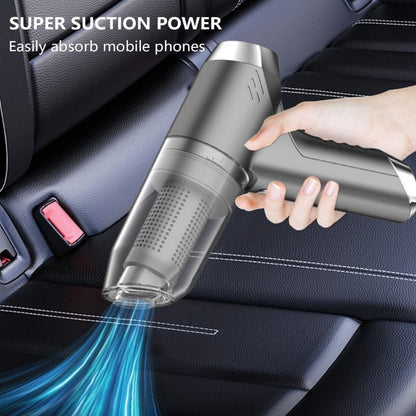 Wireless car vacuum cleaner small handheld blowing and suction dual - use with super large suction power for locomotives - FashionTech