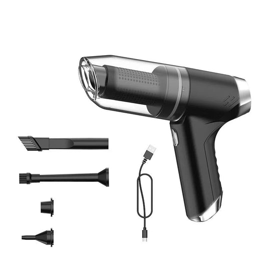 Wireless car vacuum cleaner small handheld blowing and suction dual - use with super large suction power for locomotives - FashionTech