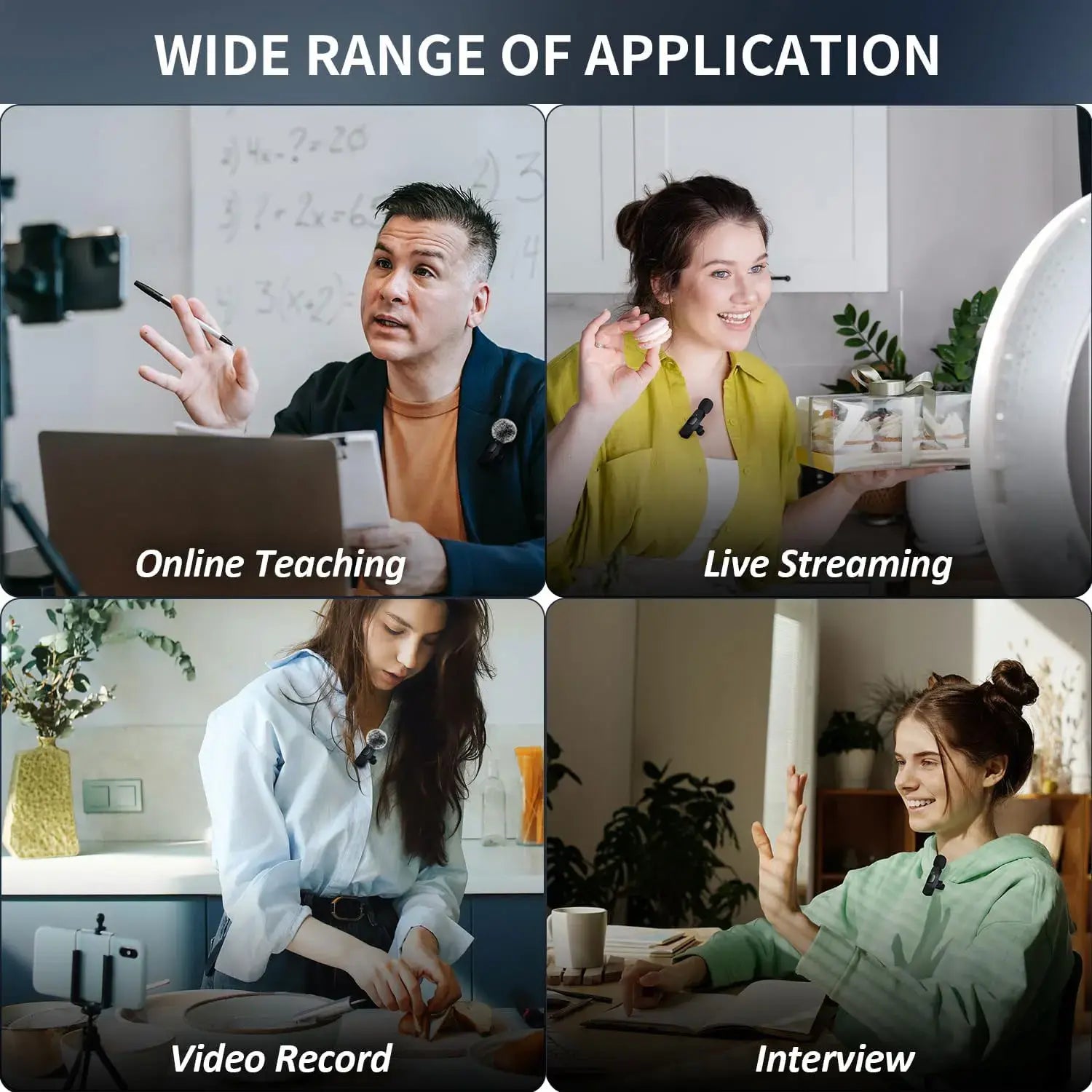 Wireless Lavalier Microphone Portable Solution For Mobile Recording - Tech Tready