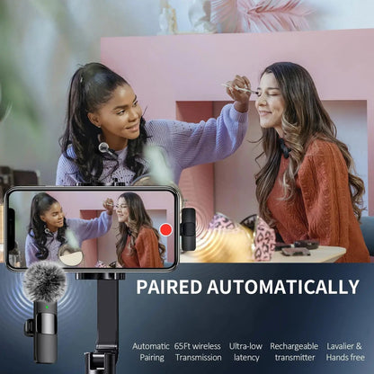Wireless Lavalier Microphone Portable Solution For Mobile Recording - Tech Tready