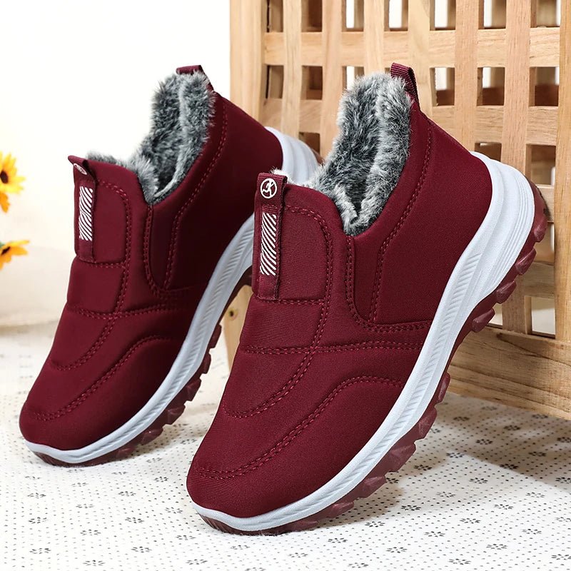 Women's Boots Winter Shoes 2024 Women Waterproof Snow Boots Female Slip On Casual Shoe Plush Footwear Men's Ankle Botas - Tech Tready
