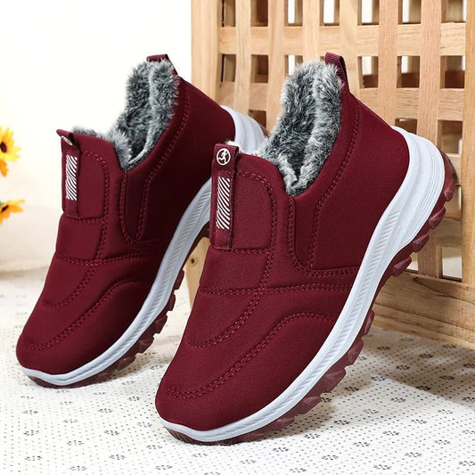 Women's Boots Winter Shoes 2024 Women Waterproof Snow Boots Female Slip On Casual Shoe Plush Footwear Men's Ankle Botas - Tech Tready