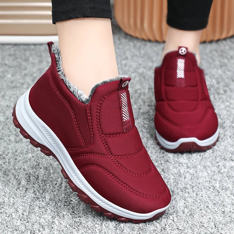 Women's Boots Winter Shoes 2024 Women Waterproof Snow Boots Female Slip On Casual Shoe Plush Footwear Men's Ankle Botas - Tech Tready