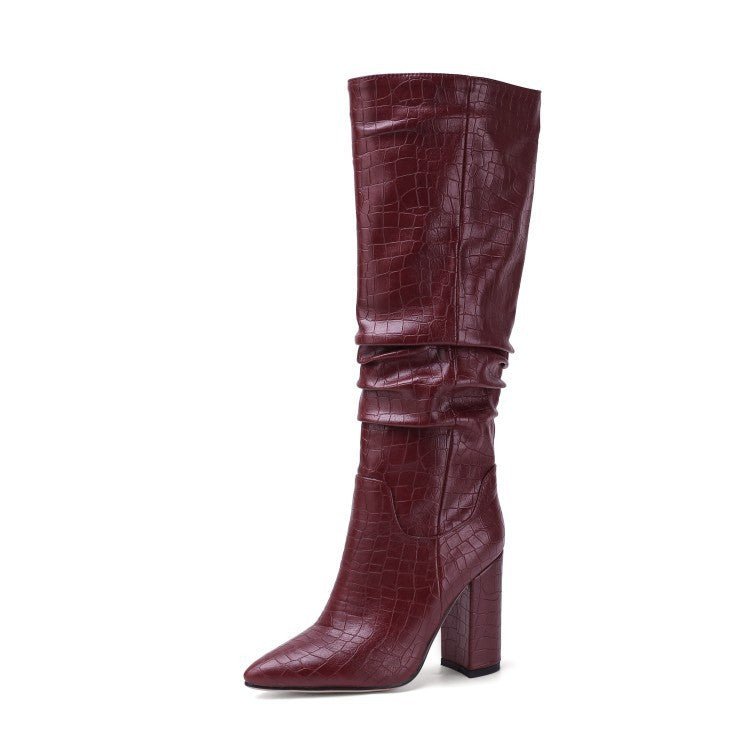 Women's knee high boots - FashionTech