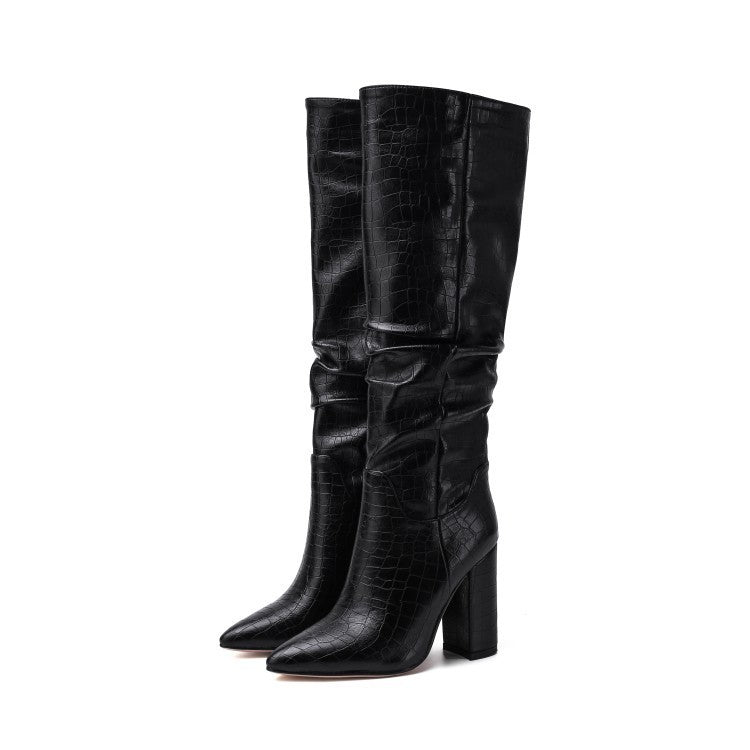 Women's knee high boots - FashionTech