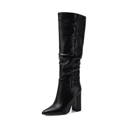 Women's knee high boots - FashionTech