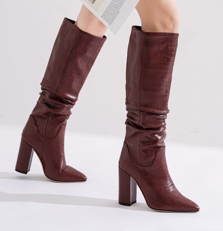 Women's knee high boots - FashionTech