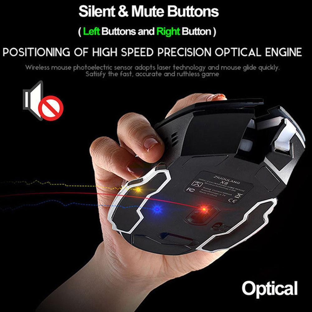 X8 Wireless Charging Gaming Mouse - FashionTech