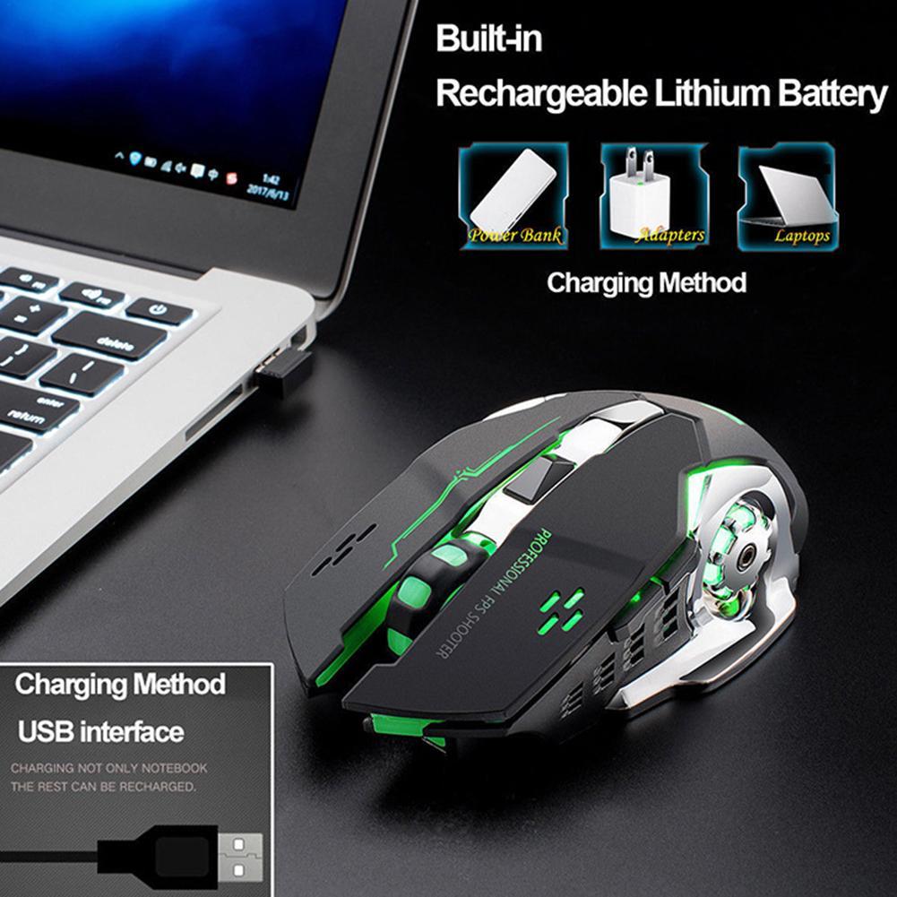 X8 Wireless Charging Gaming Mouse - FashionTech